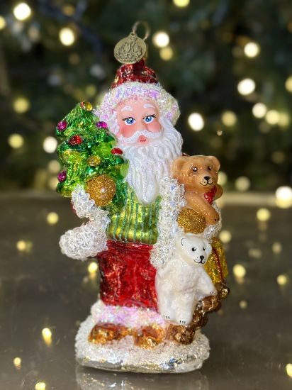 Picture of Santa Claus with teddy bears 1705X