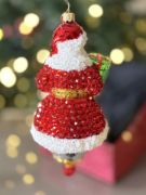 Picture of Santa Claus with Swarovski crystals