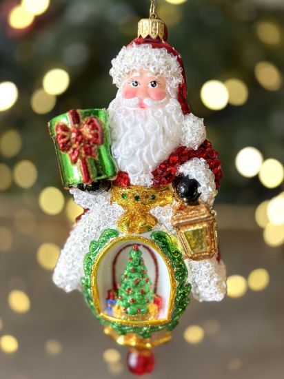 Picture of Santa Claus with Swarovski crystals