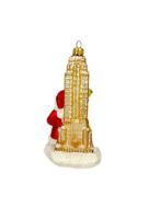 Picture of Santa Claus next to the Empire State Building, 2011